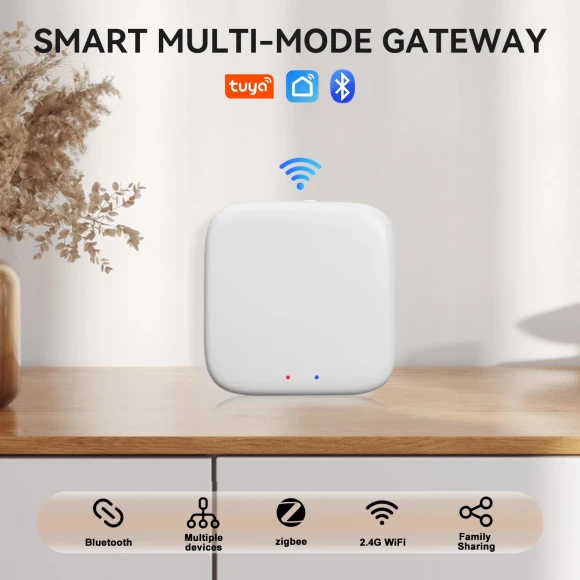Smart Home Zigbee Gateway WiFi Bluetooth Bridge — Smart Home Hub, Tuya