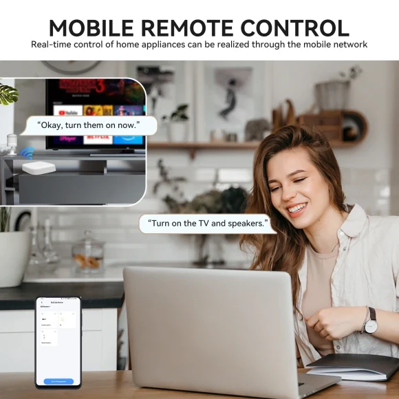 Smart Home Zigbee Gateway WiFi Bluetooth Bridge — Smart Home Hub, Tuya