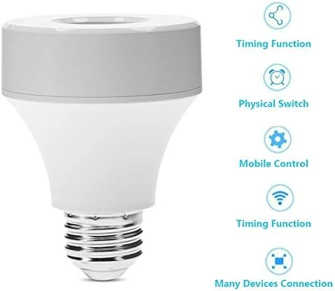 Smart Lamp Holder Adapter — Smart Light Bulb, Sonew