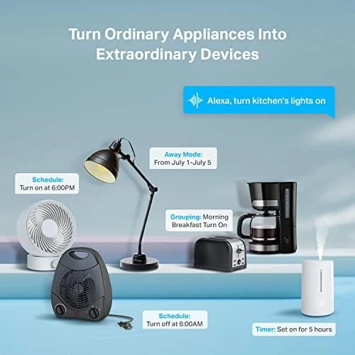 Smart Plug Ultra Mini 15A, 2-Pack — Smart Plug, Kasa