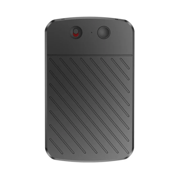 A3 Dual-key Arc-Frame Twill Texture Ultra-thin AI Smart Voice Recorder with AIREC App Support, 8GB — Translator Device