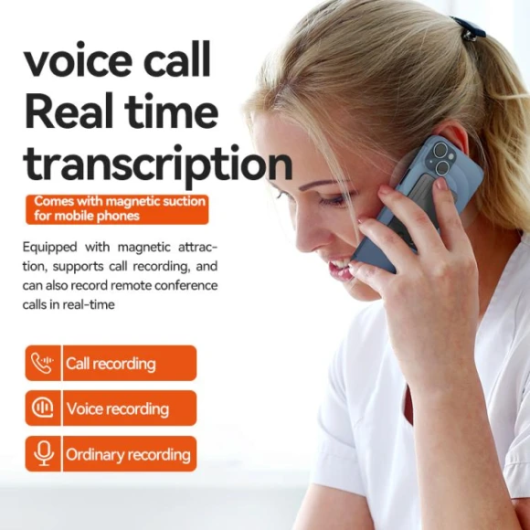 AI Smart Voice Recorder — Translator Device
