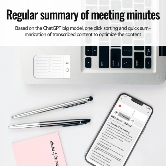 AI Smart Voice Recorder — Translator Device