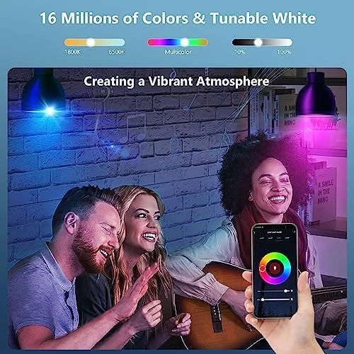 Smart Light Bulbs (8-Pack) — Smart Light Bulb, OHLUX