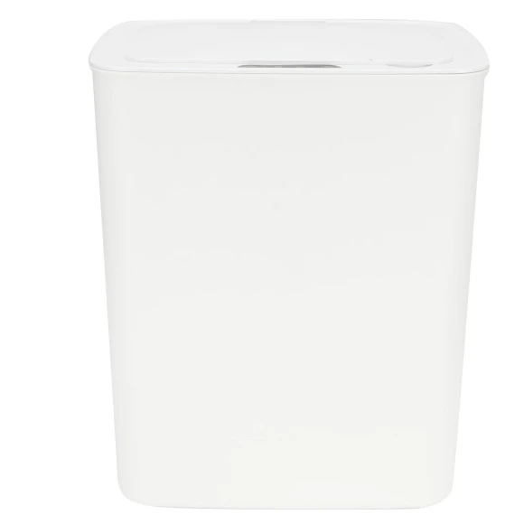 14L Home Automatic Infrared Sensor Trash Can Kitchen Bedroom Smart Garbage Bin White — Smart Trash Can, KONNWEI
