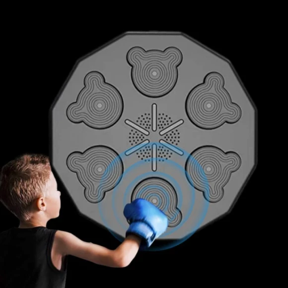 Smart Music Boxing Machine with LED Lights and Wall Target — Smart Boxing Trainer, Blueteeth