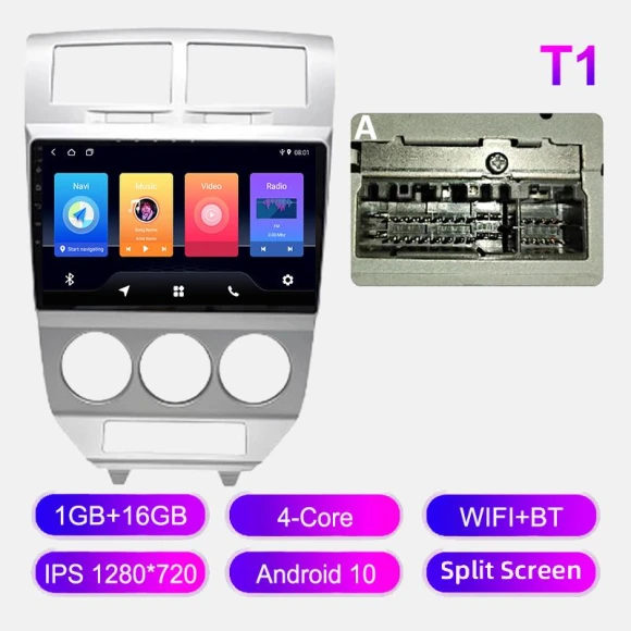 Car Radio with Android Auto and Carplay — Car Infotainment System, GHLHS