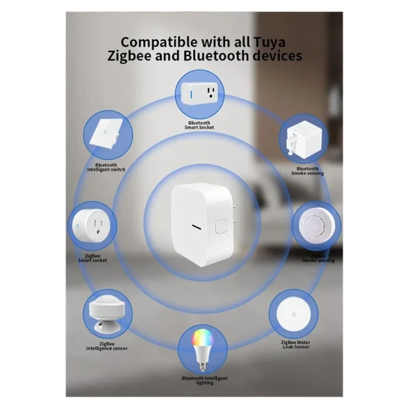 Multi-Mode Zigbee and Bluetooth Smart Home Gateway — Smart Home Hub, Tuya