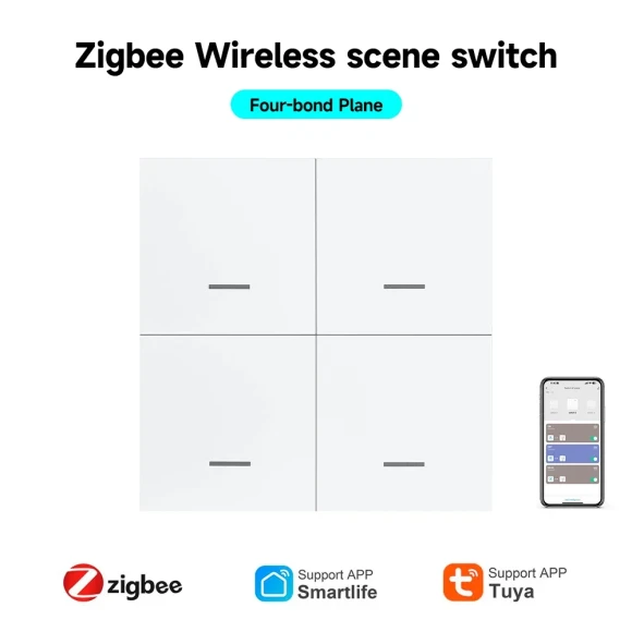 Smart Scene Switch Button — Smart Switch, Tuya