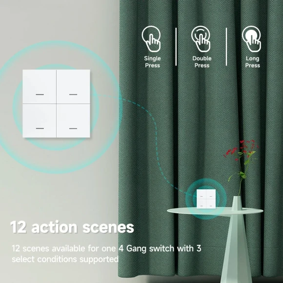 Smart Scene Switch Button — Smart Switch, Tuya