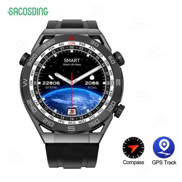 Smartwatch with ECG+PPG, Bluetooth Calling, and Fitness Tracking — Smart Watch, Tiktop2