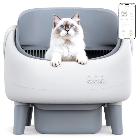 Smart Cat Litter Box — Self-Cleaning Litter Box, Crigge