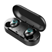 Waterproof Stereo TWS Bluetooth Headset with Power Bank — Wireless Earbuds