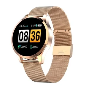 Waterproof Smartwatch with Message and Call Reminders, Heart Rate Monitor, Blood Pressure Monitor, and Fitness Tracker — Smart Watch