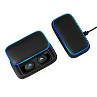 Black True Wireless Earbuds with Power Bank Function — Wireless Earbuds