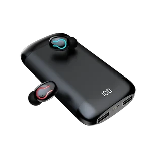 TWS Earphones with Digital Display and Power Bank — Wireless Earbuds