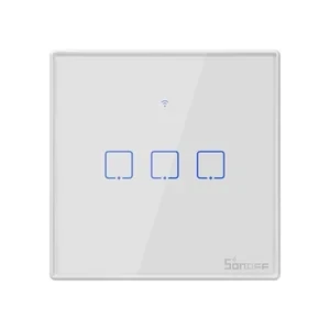 3-Gang Touch Wall Light Switch — Smart Switch, Sonoff