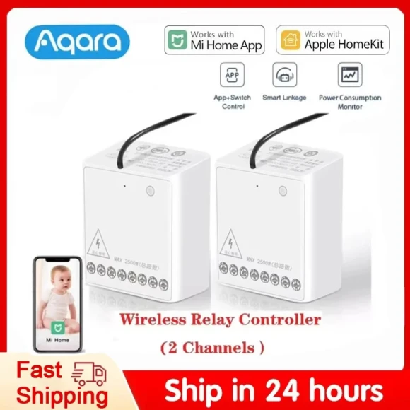 Two-Way Control Relay Switch Module — Smart Switch, Aqara