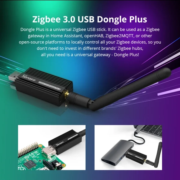 Zigbee USB Dongle — Smart Home Hub, Sonoff