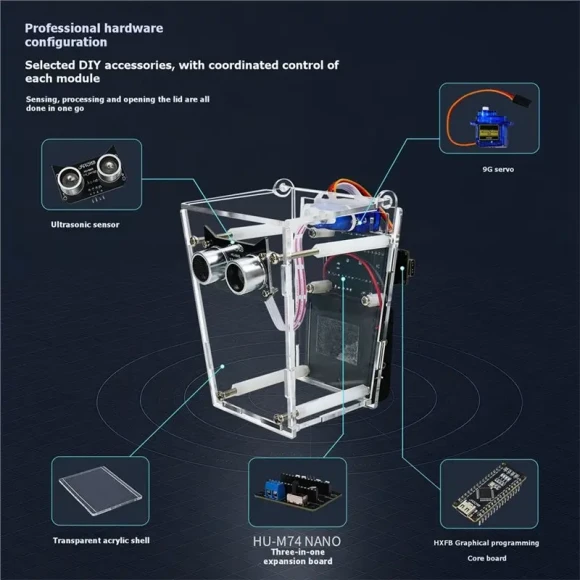Smart Trash Can DIY Kit — Smart Trash Can, HXFB