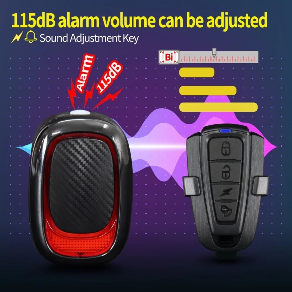 Bicycle Taillight with Burglar Alarm — Smart Bike Light, ANTUSI
