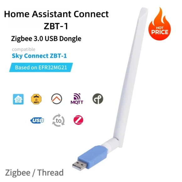 Zigbee 3.0 USB Dongle Coordinator — Smart Home Hub