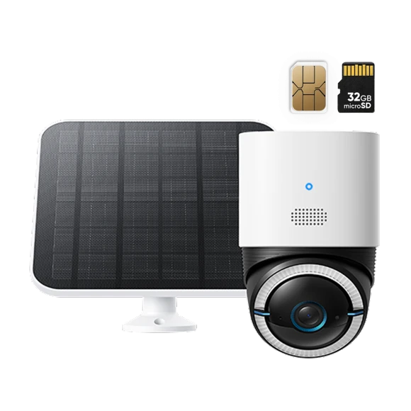 4G LTE Cam S330 Battery Camera, White — Security Camera, eufy