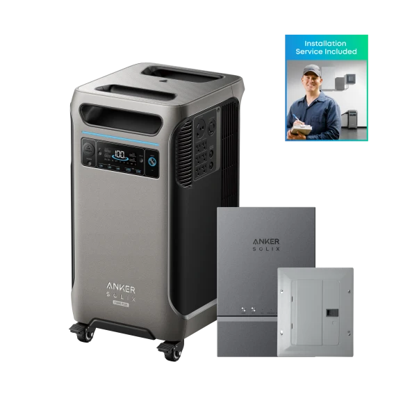 Battery Power System with Smart Home Power Kit and Installation Service — Home Battery, Anker SOLIX