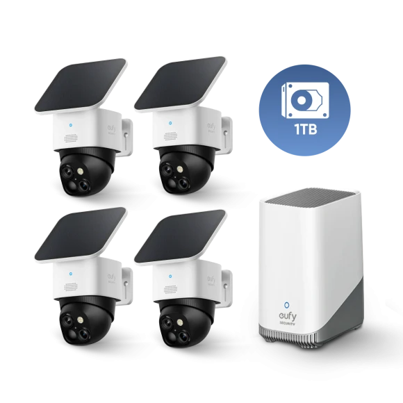 Battery Security Camera Bundle, 4-Camera Pack — Security Camera, Anker SOLIX