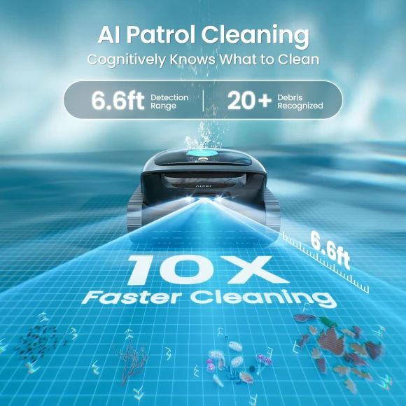 Cordless Robotic Pool Cleaner — Robotic Pool Cleaner, AIPER
