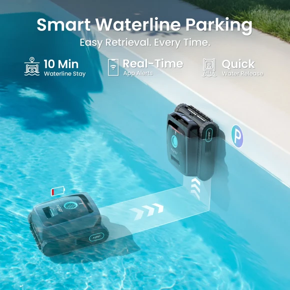 Cordless robotic pool cleaner — Robotic Pool Cleaner, AIPER