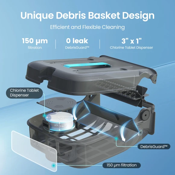 Cordless Robotic Pool Skimmer — Robotic Pool Cleaner, AIPER