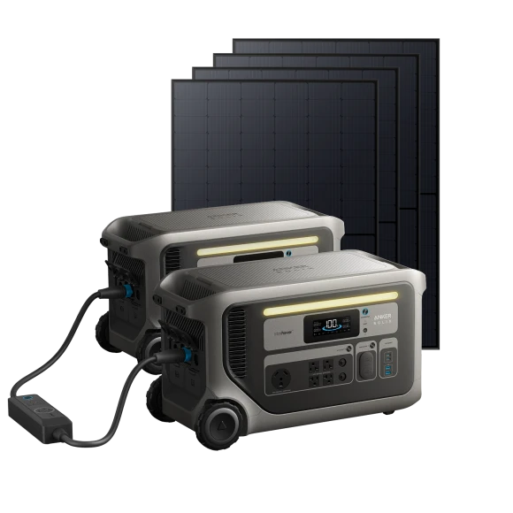 Dual-station power station bundle — Portable Power Station, Anker SOLIX