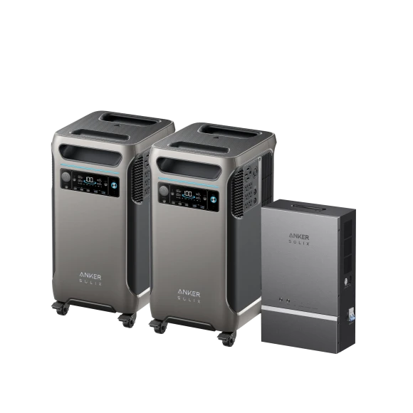 Home Backup Power System Bundle, 2× — Portable Power Station, Anker SOLIX