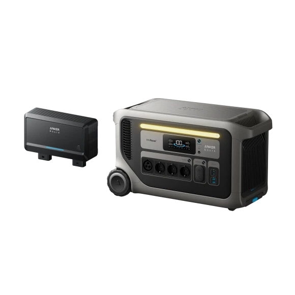 Portable Power Station and Alternator Charger Bundle — Portable Power Station, Anker SOLIX