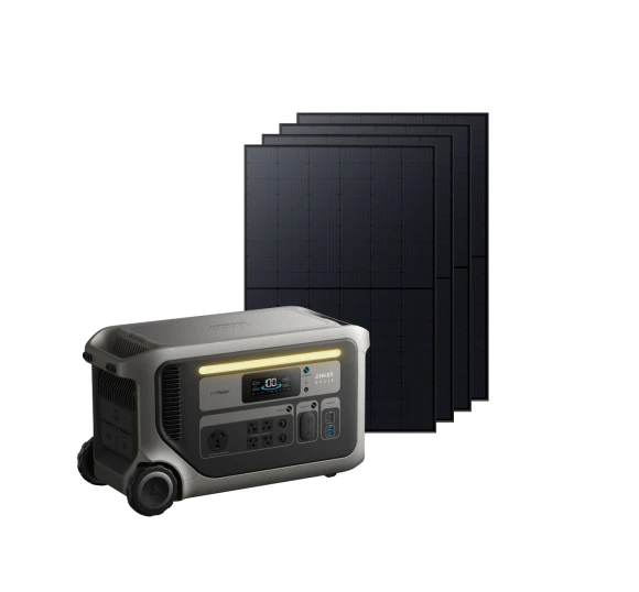 Portable Power Station and Rigid Solar Panel Bundle — Portable Power Station, Anker SOLIX
