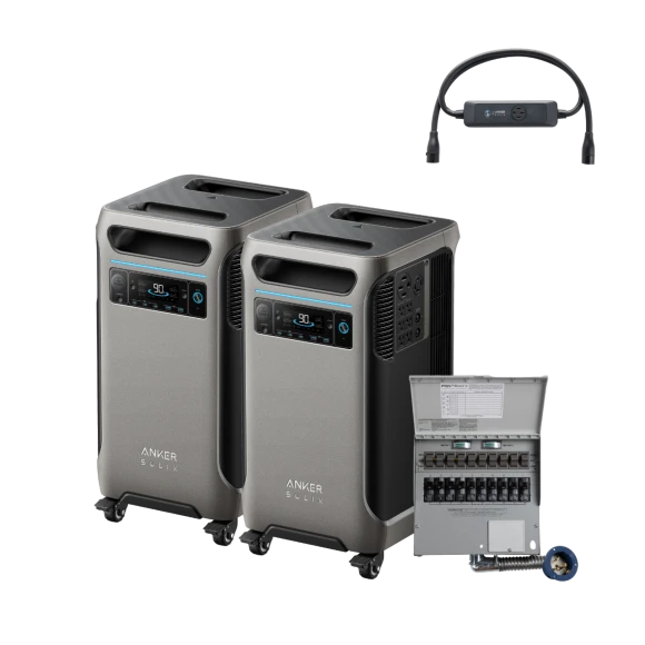 Portable Power Station Bundle with Backup Kit — Portable Power Station, Anker SOLIX
