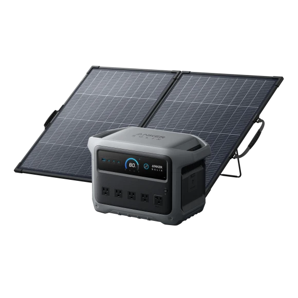 Portable Power Station with Solar Panel — Portable Power Station, Anker SOLIX