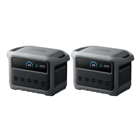 Portable Power Stations, 2-Pack — Portable Power Station, Anker SOLIX