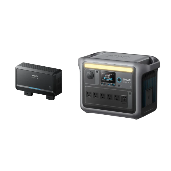 Power station and alternator charger bundle — Portable Power Station, Anker SOLIX