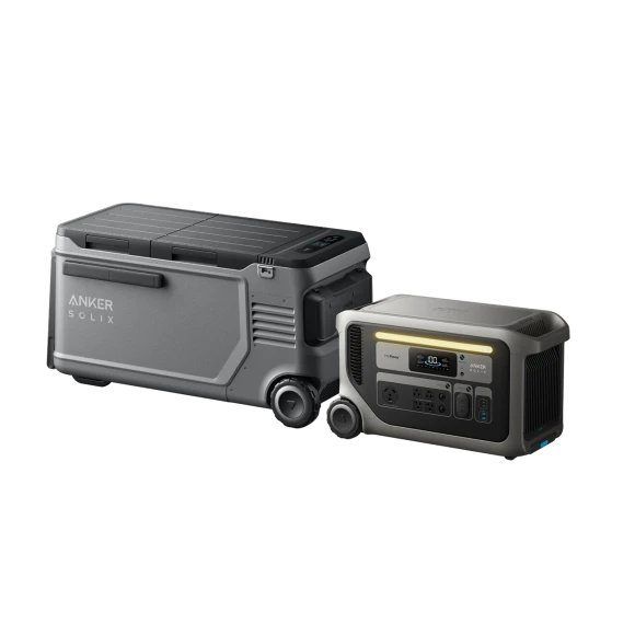 Power station and electric cooler bundle — Portable Power Station, Anker SOLIX