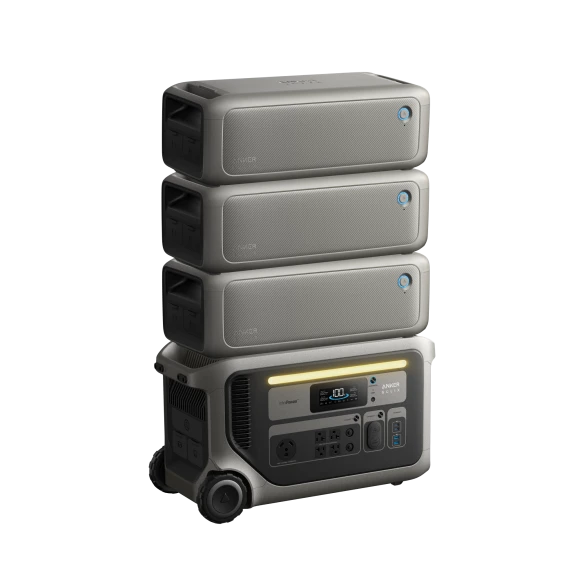 Power station bundle with expansion batteries — Portable Power Station, Anker SOLIX