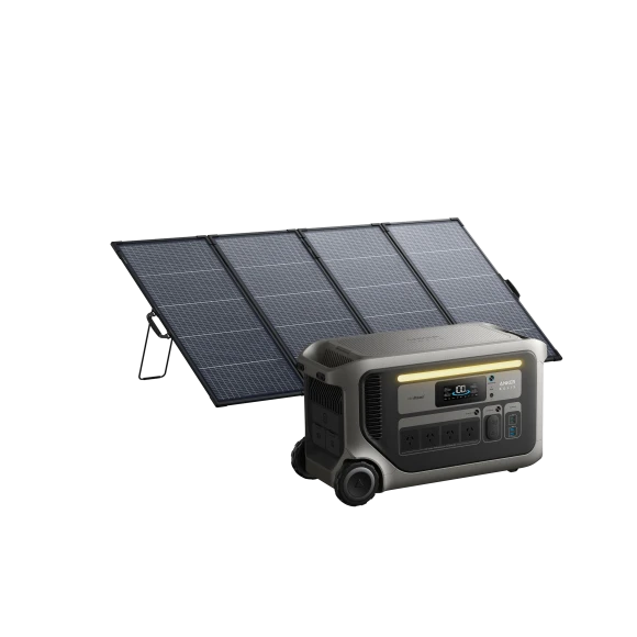 Power Station with 400W Bifacial Solar Panel — Portable Power Station, Anker SOLIX