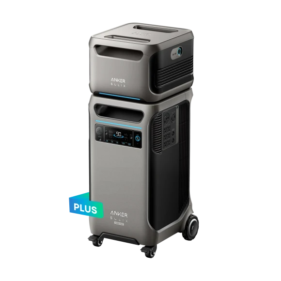 Power Station with Expansion Battery — Portable Power Station, Anker SOLIX