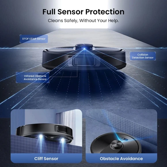 Robot Vacuum and Mop Combo — Robot Vacuum, Proscenic