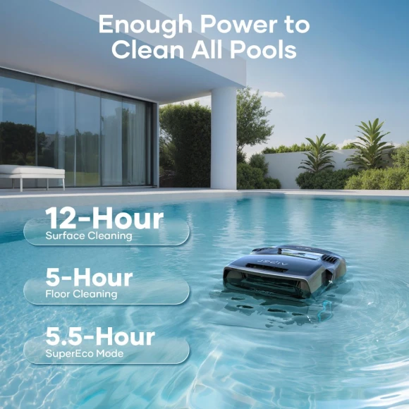 Robotic Pool Cleaner and Caddy Bundle — Robotic Pool Cleaner, AIPER