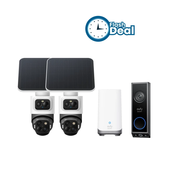 Security camera kit with video doorbell — Security Camera, eufy