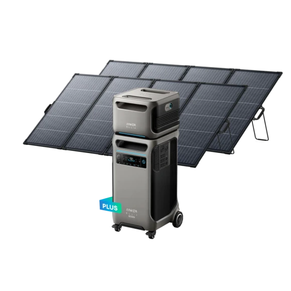 Solar Power Station Bundle — Portable Power Station, Anker SOLIX