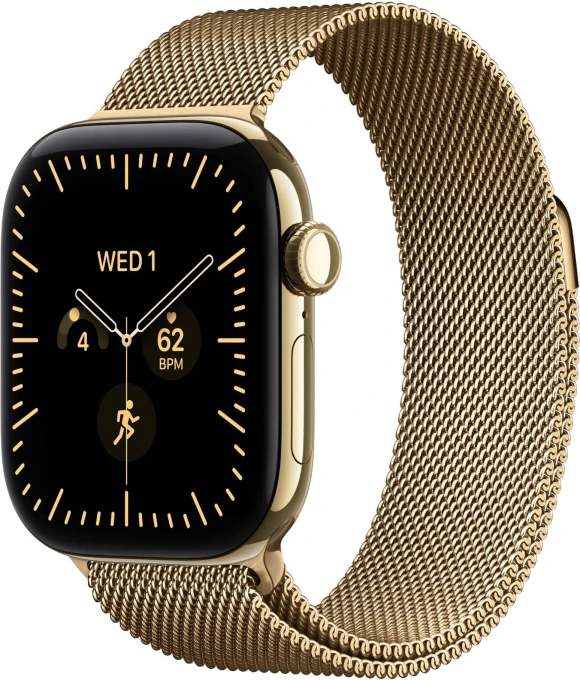 42 mm Smartwatch with Radiant Gold Milanese Loop band — Smart Watch, Apple