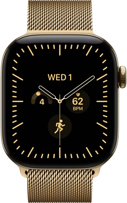42 mm Smartwatch with Radiant Gold Milanese Loop band — Smart Watch, Apple